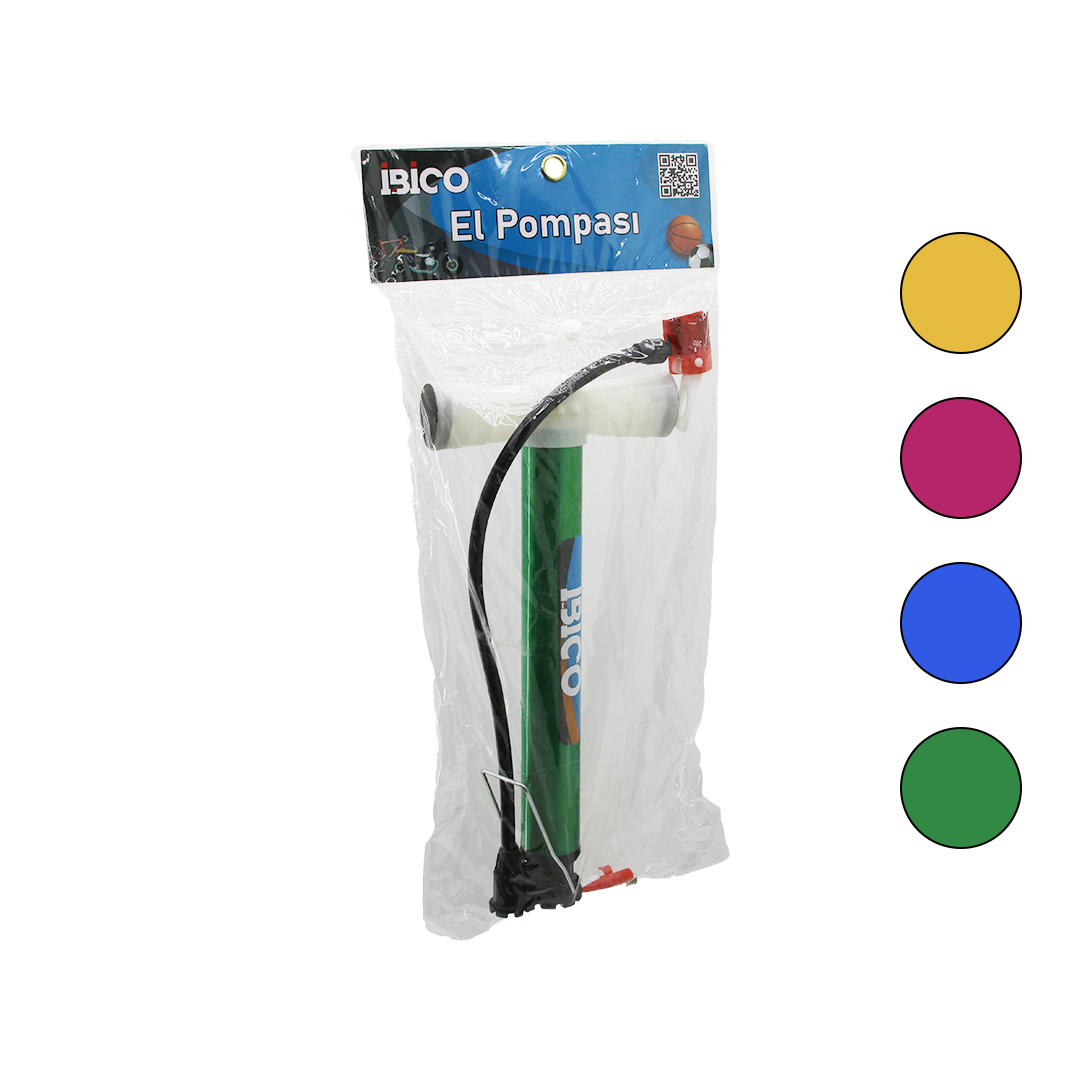 El Pompası 30 cm Metal Gövdeli - Top, Bisiklet ve Motor İçin