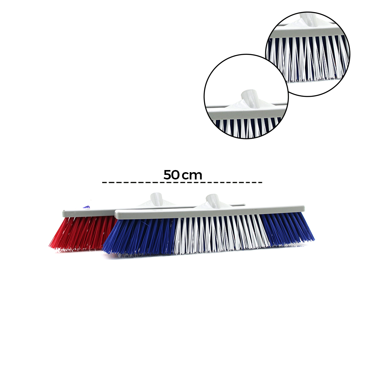 Plastik Sert Bahçe Fırçası 50 cm