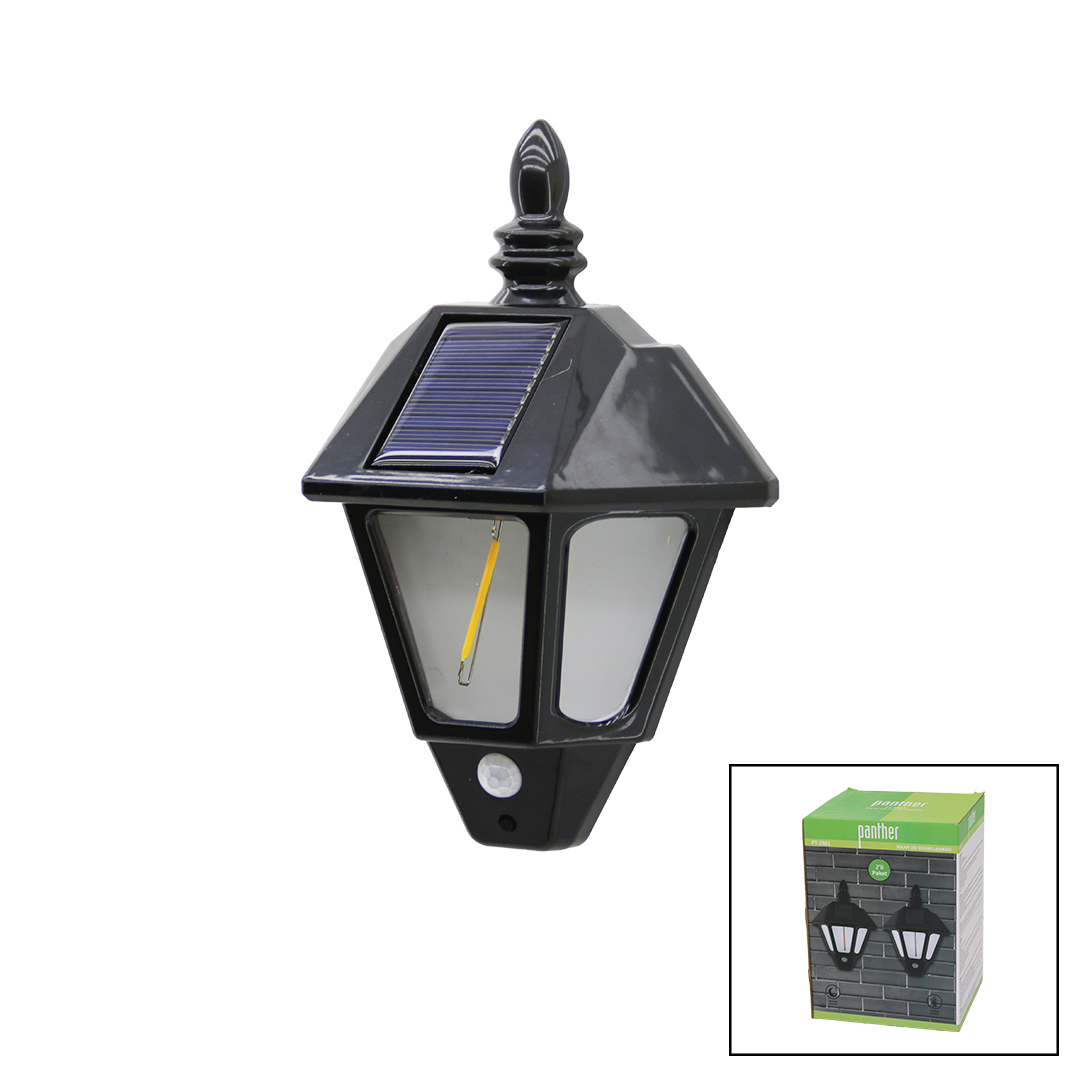 Solar Duvar Lambası COB LED Sensörlü 3 Mod 2'li