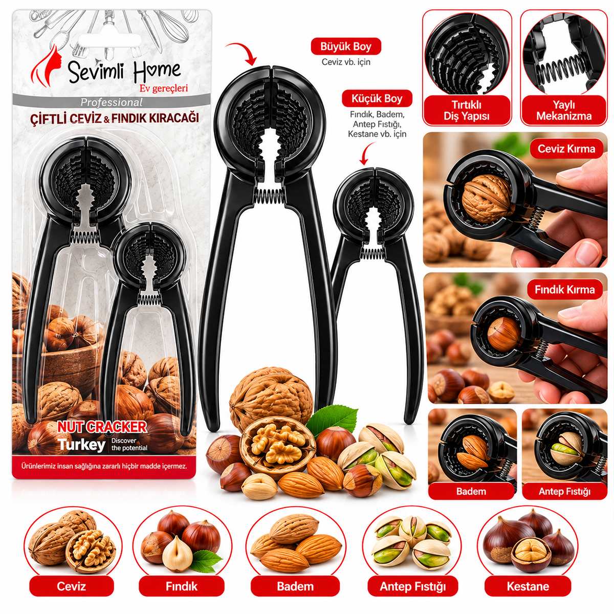FINDIK & CEVİZ) KIRACAK (2PCS)