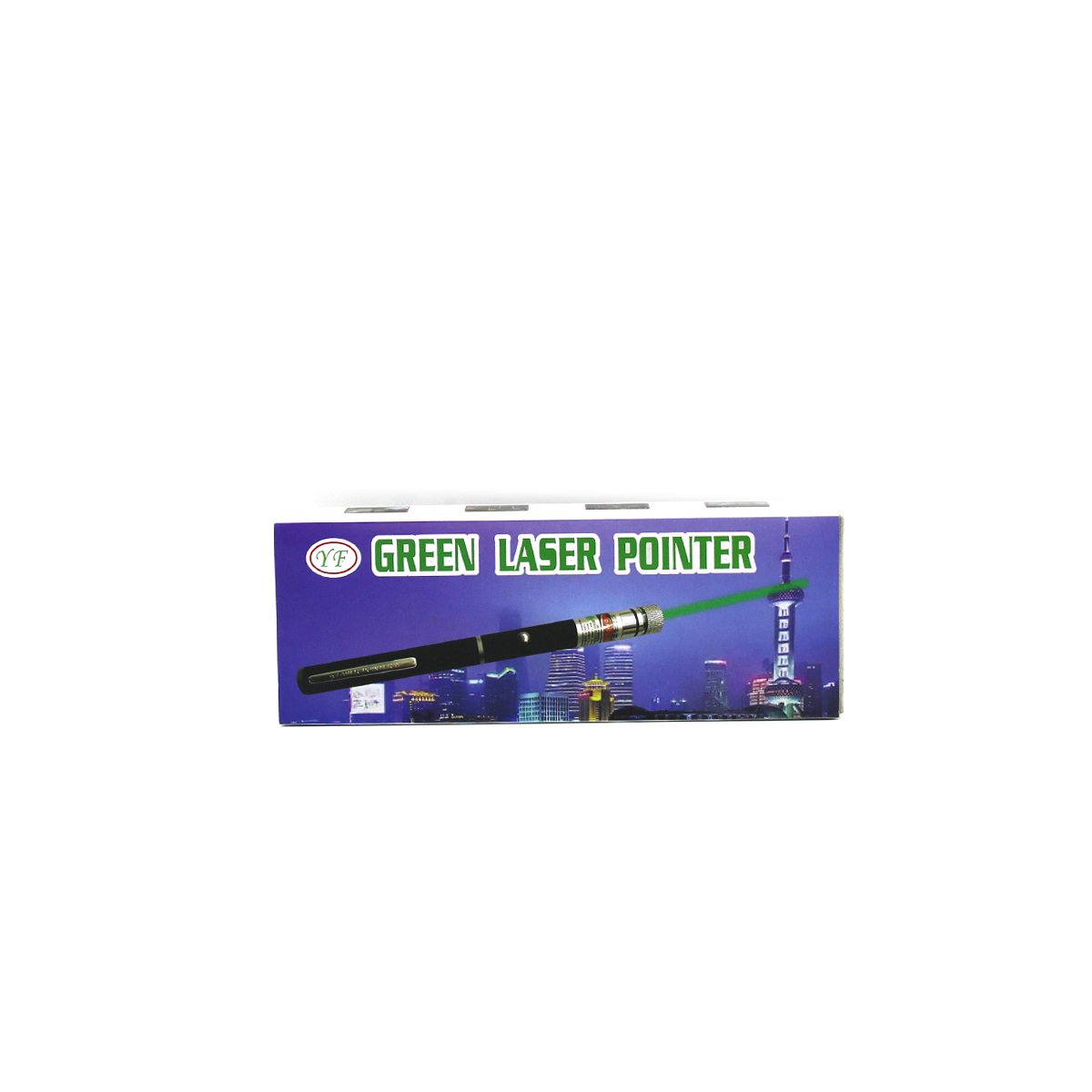 Yeşil Lazer Pointer Şarjlı Metal Kasa