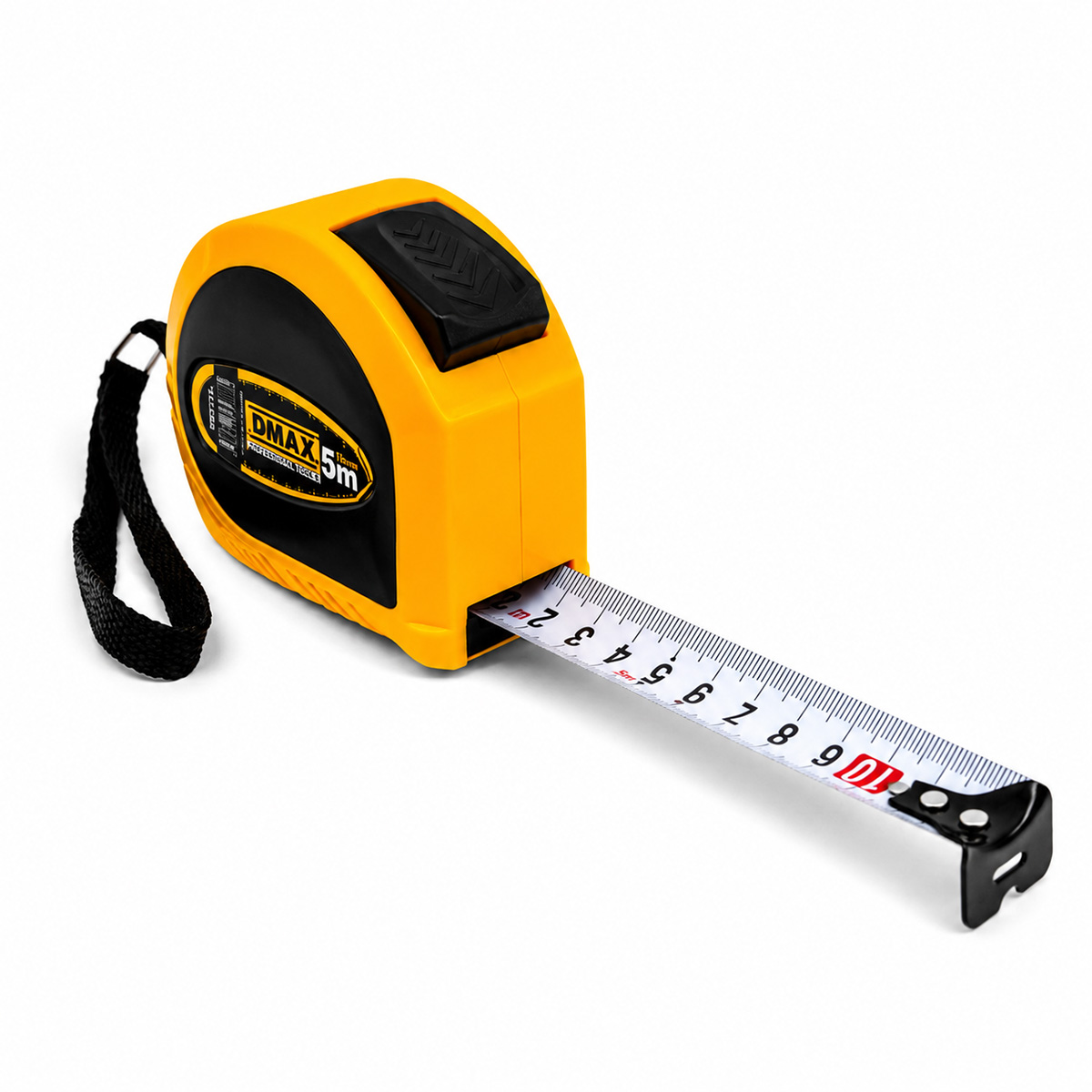 5m x 25mm Otomatik Çelik Şerit Metre (Stoplu)