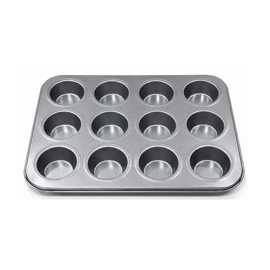 12'li Metal Muffin Kek Kalıbı
