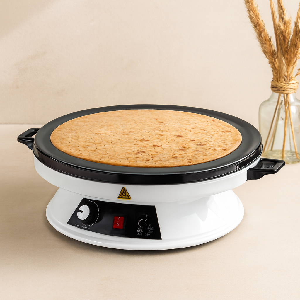 Katmer Yufka Sacı 3000W Termostatlı 53 cm Emaye Kaplı