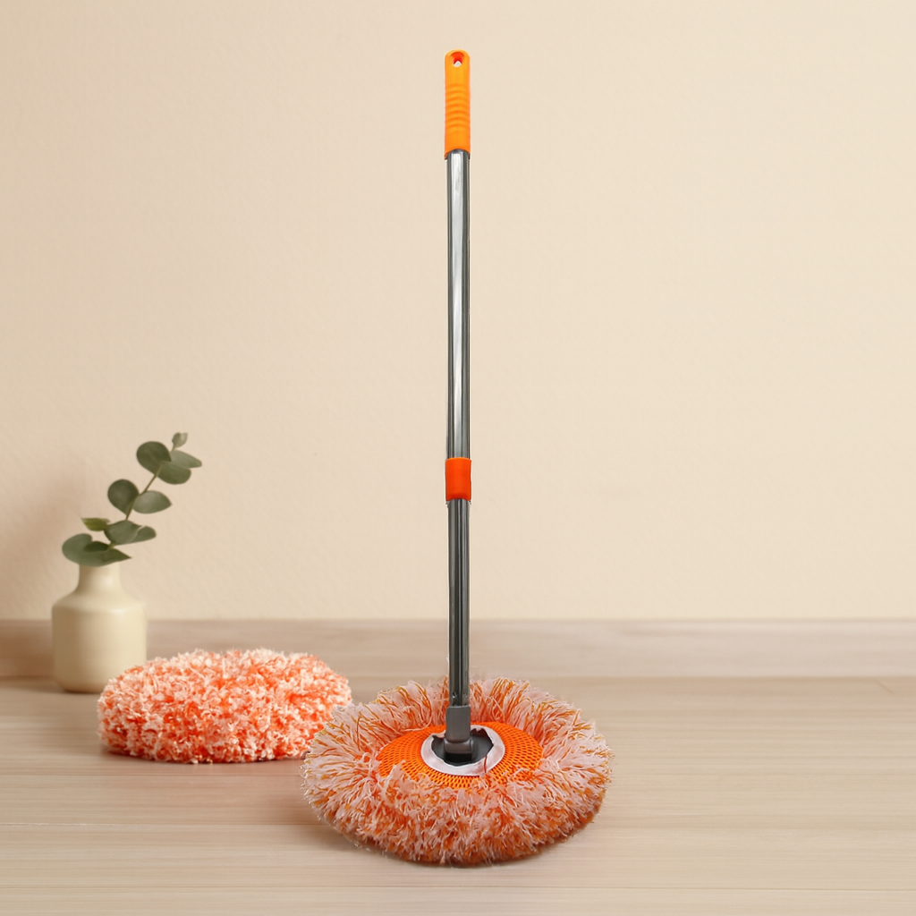 Yuvarlak Ayarlı Dönerli Mop