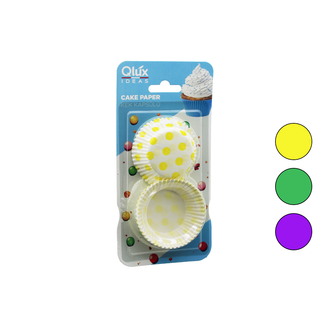 Muffin Kek Kapsülü Kağıt 7.5 cm x 2 cm - 50'li