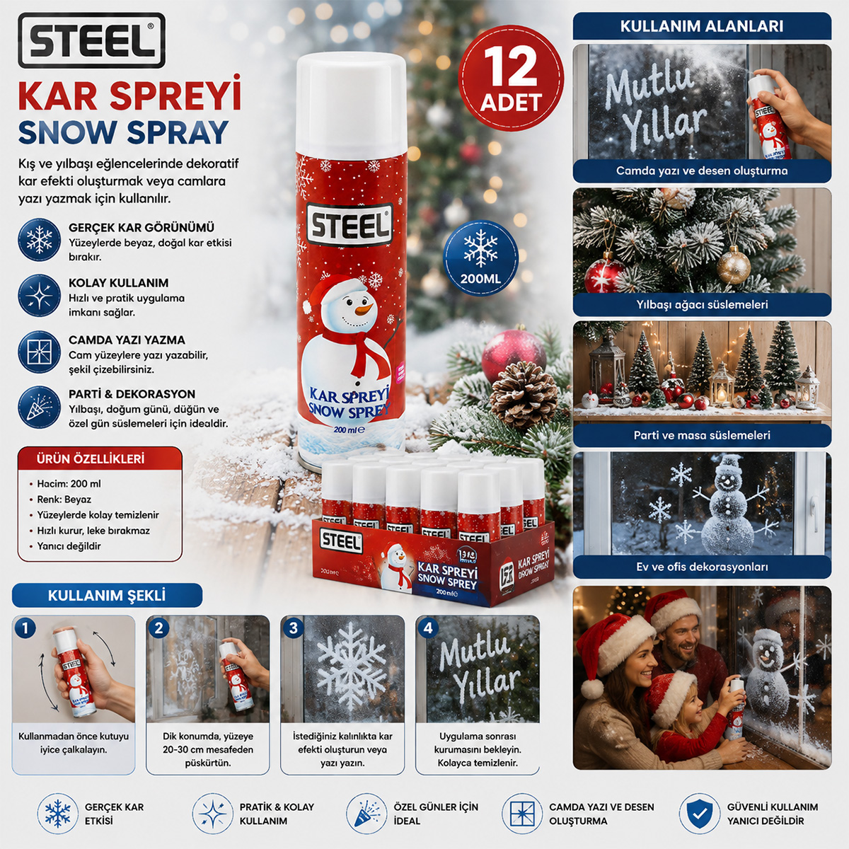 Kar Spreyi 200ml