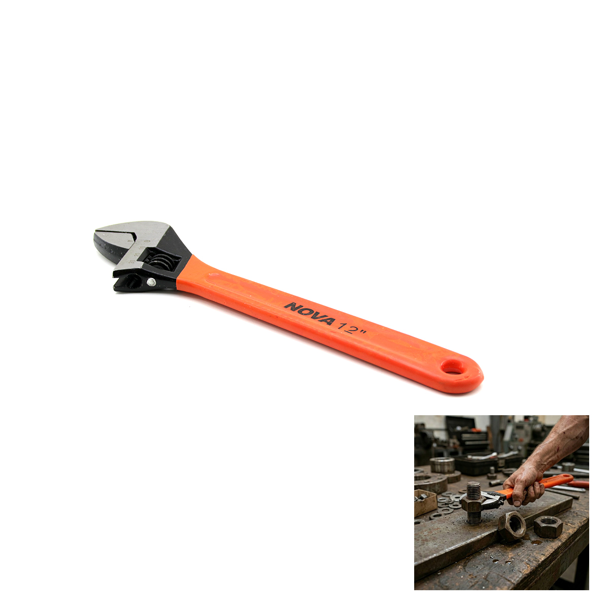 12\" (300x36) Kurbağacık Anahtar 48'li Set