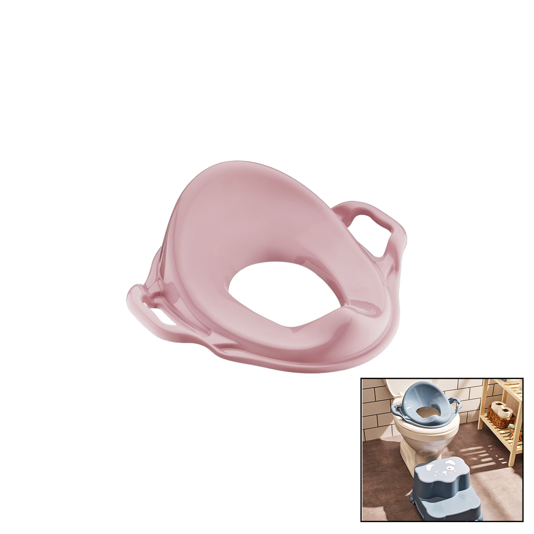 Kulplu Çocuk Klozet Adaptörü - Pembe