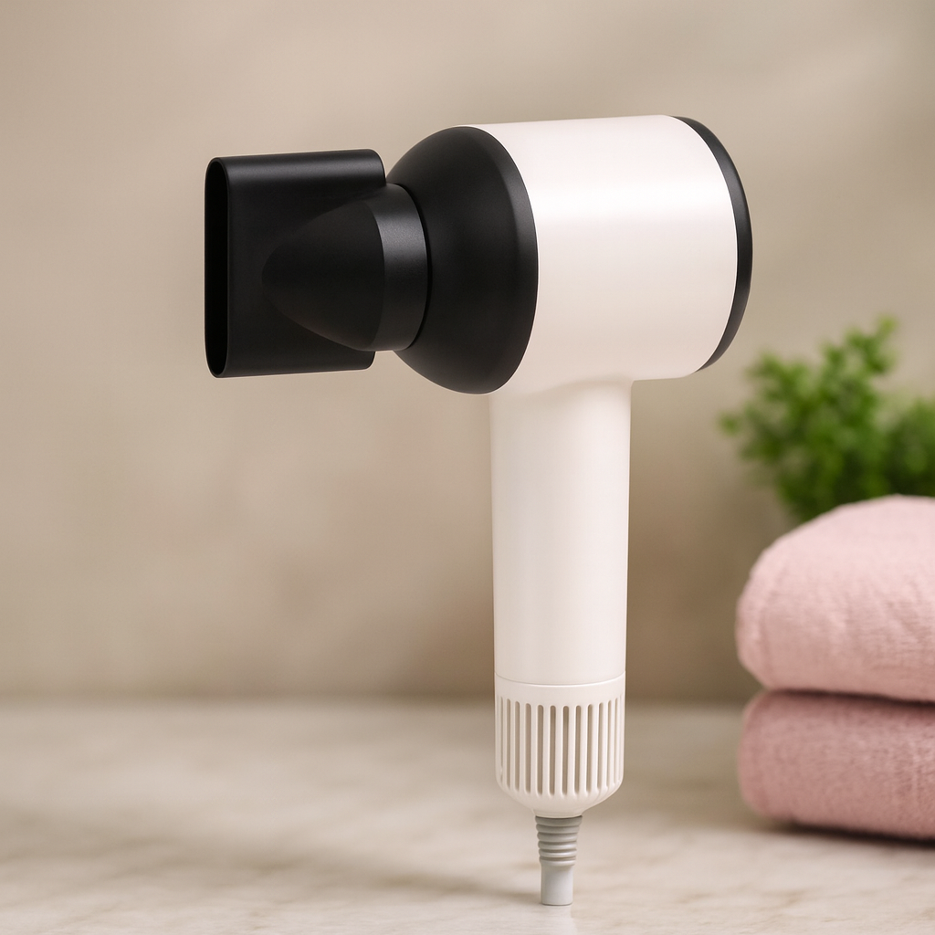 Saç Kurutma Makinesi 110.000 RPM - Sessiz, 3 Hız & Sıcaklık Ayarlı