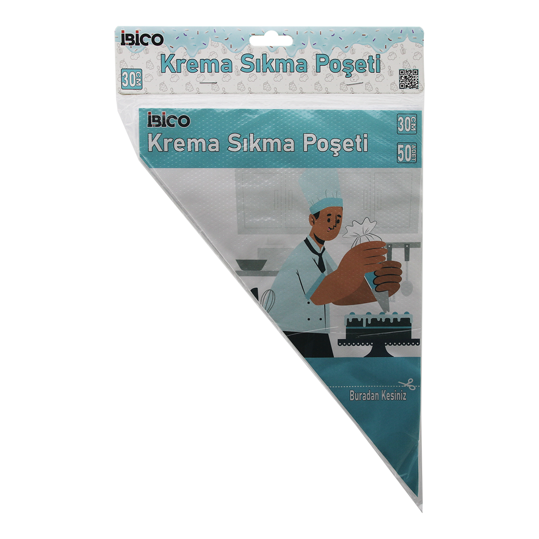 Naylon Krema Sıkma Poşeti 30 cm