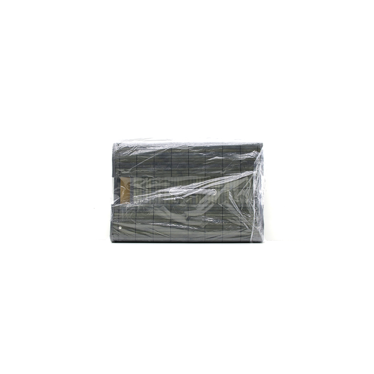 Yuvarlak Organizer Sepet - Bambu Kenarlı Ahşap Taban Bezli (Çap 22x24 cm)