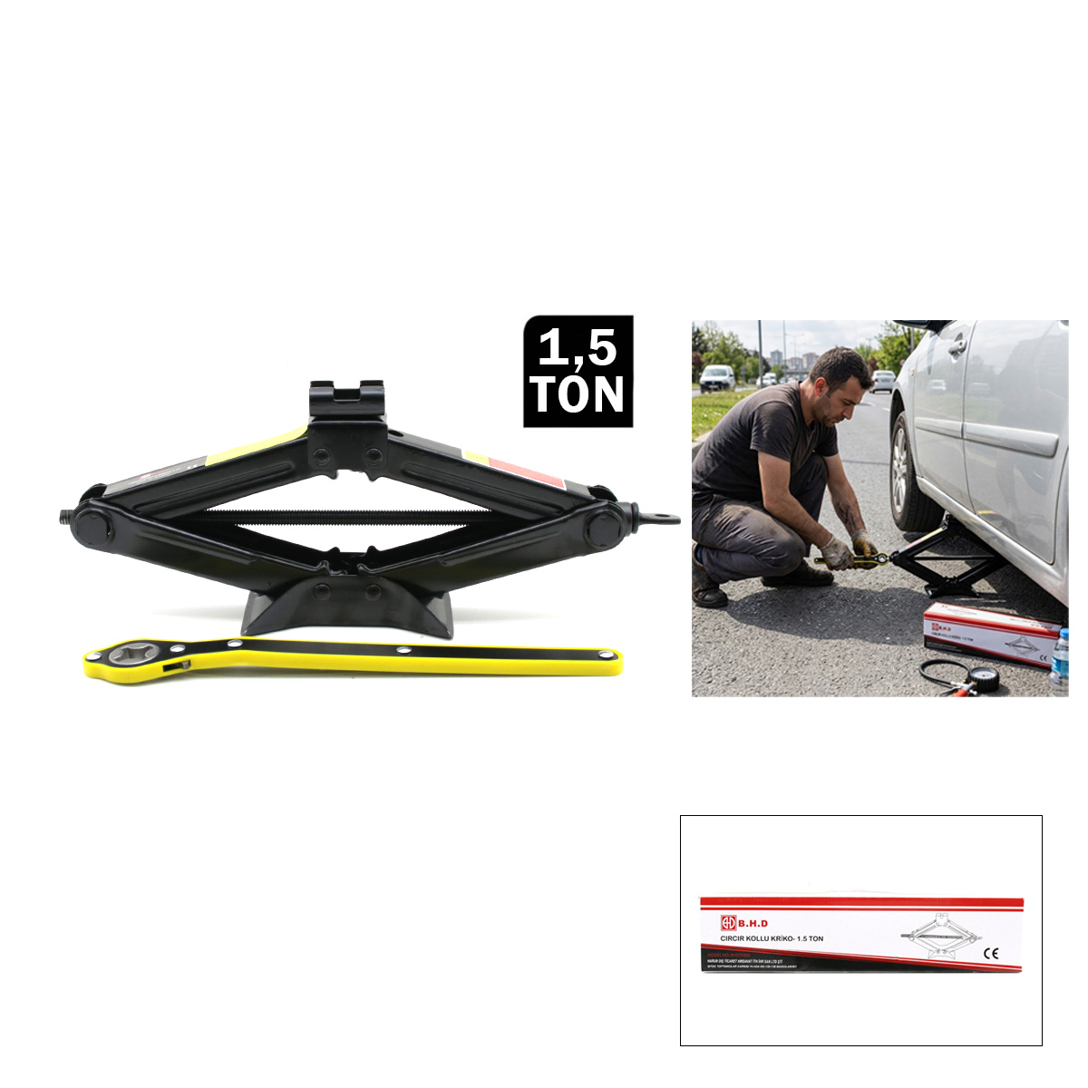 1.5 Ton Cırcırlı Kriko